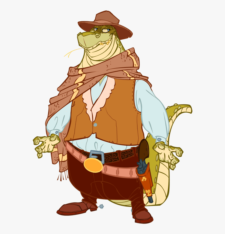 Cowboy Croc, Transparent Clipart