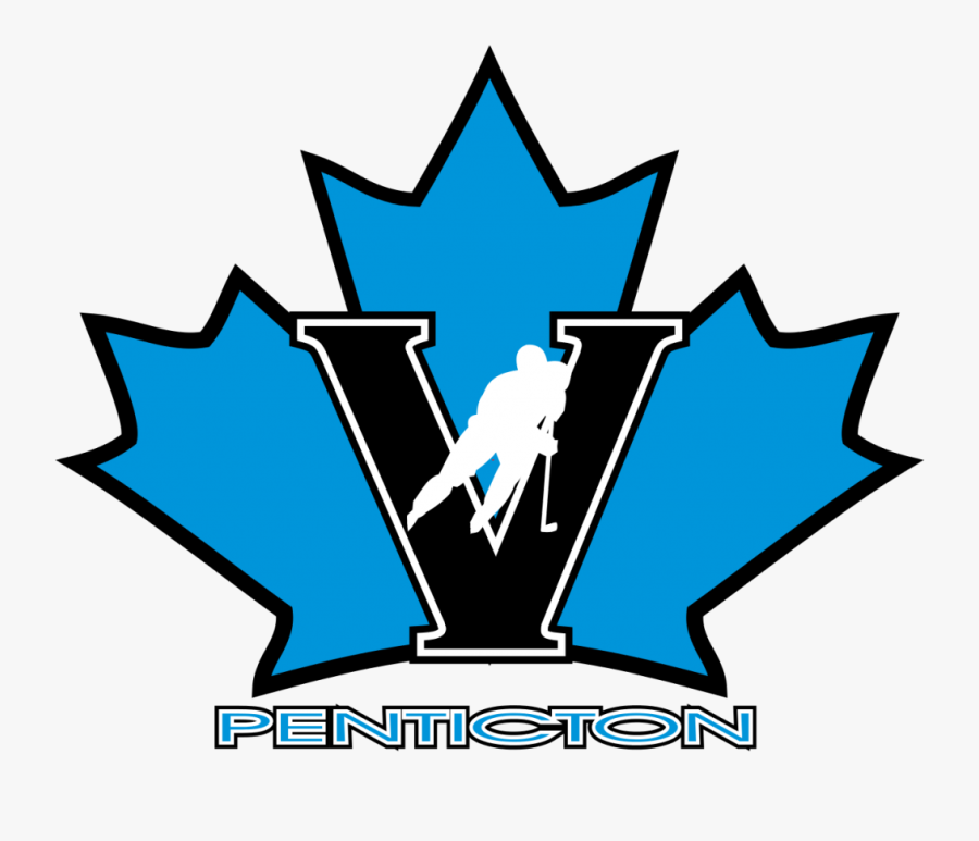 Transparent Smoke Trail Png - Penticton Vees Logo, Transparent Clipart