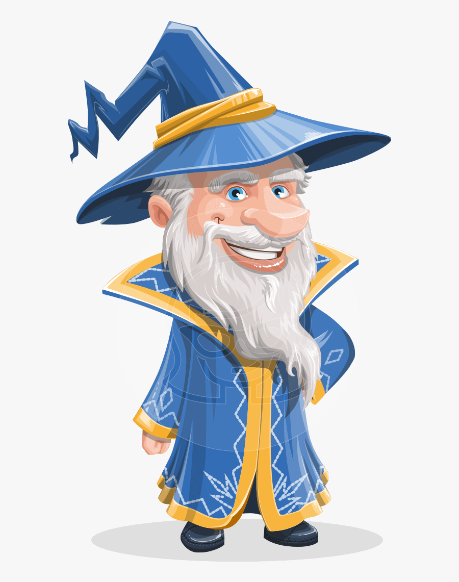 Transparent Fairies Clipart - Cartoon Wizard, Transparent Clipart