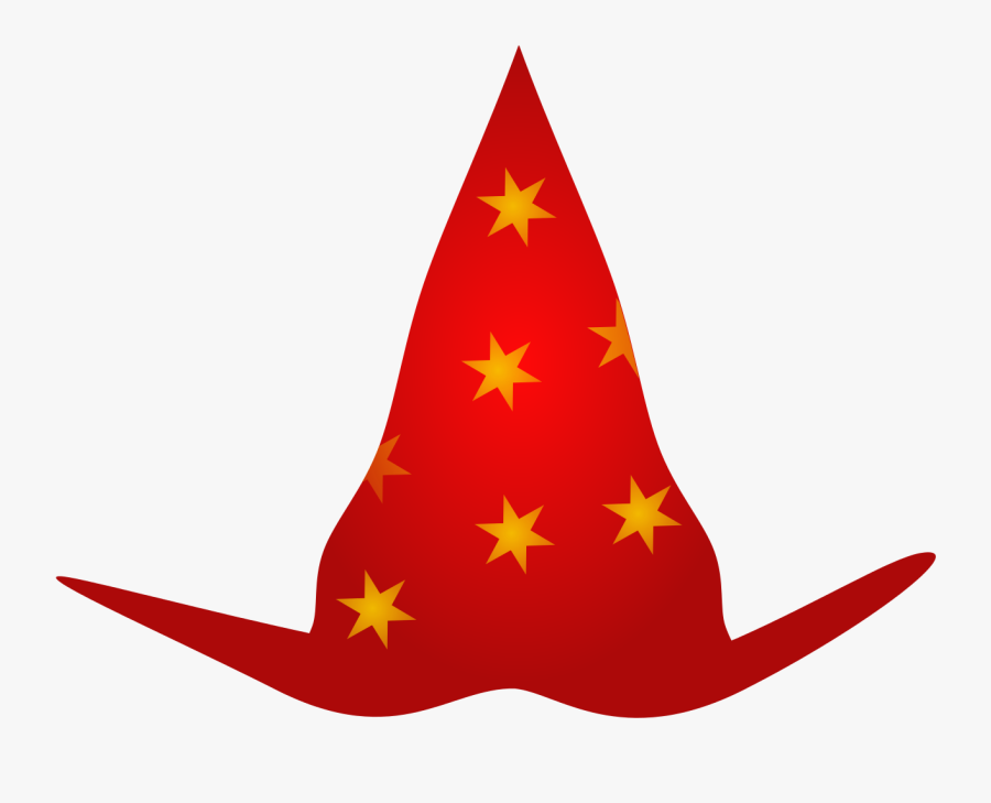 Red Wizard Hat Png, Transparent Clipart