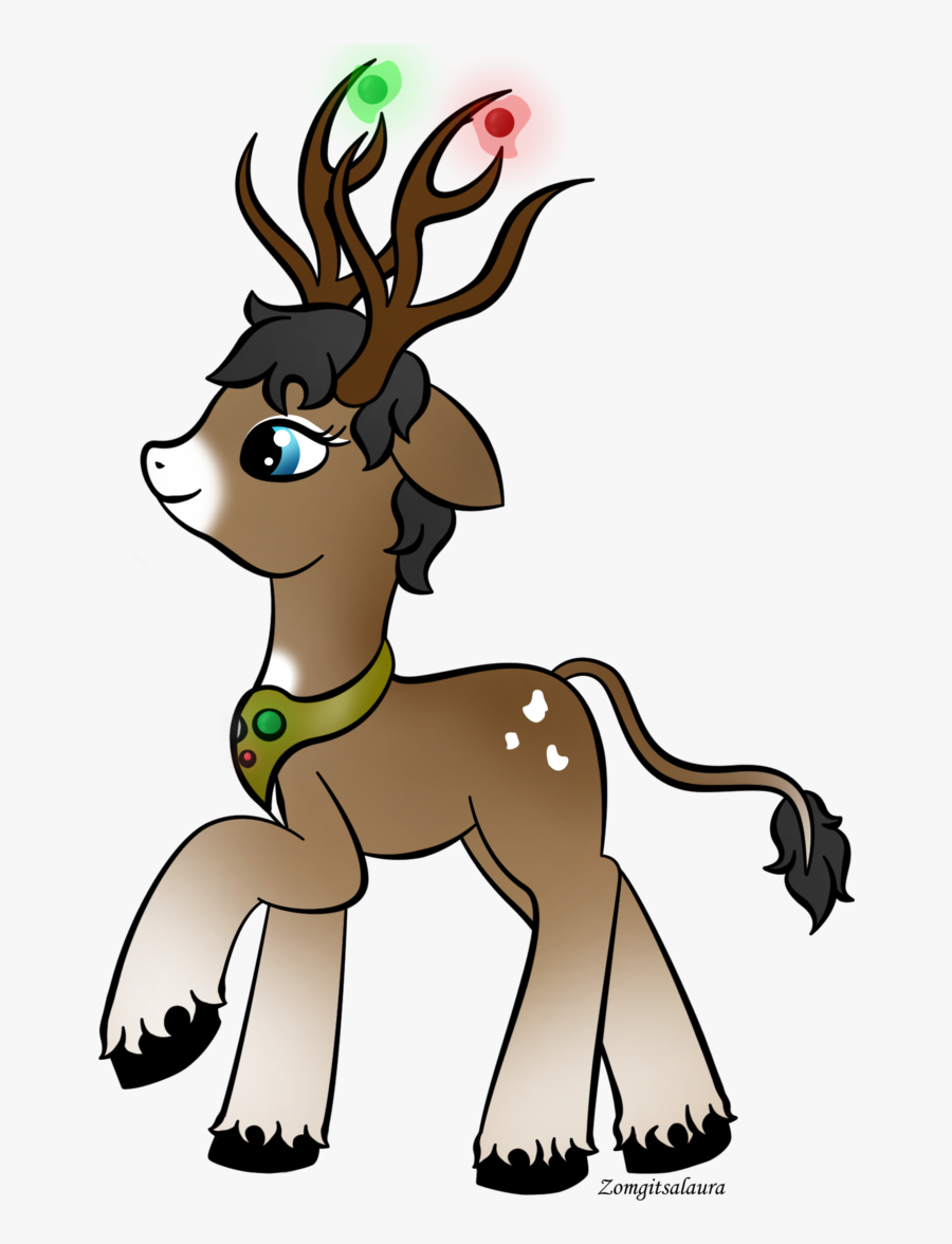 Christmas Reindeer Princess By Zomgitsalaura Christmas - Cartoon, Transparent Clipart