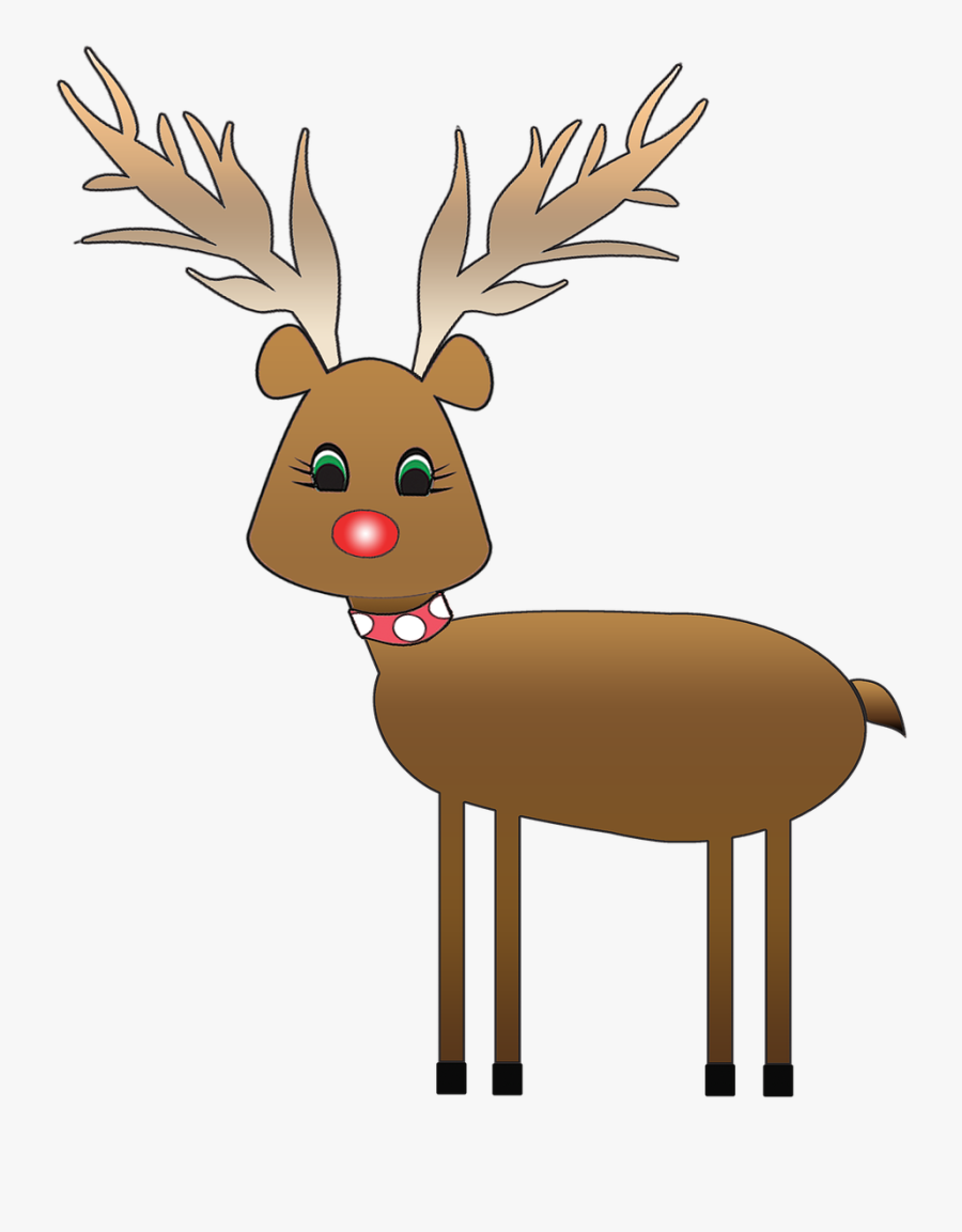 Kerst Rendier Png, Transparent Clipart