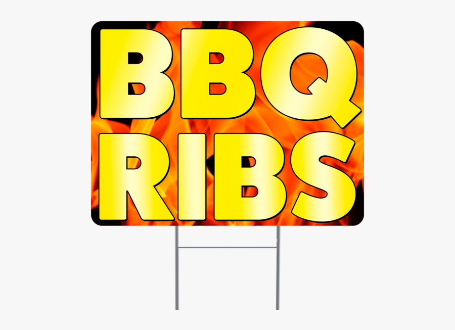 Bbq Ribs Inch Sign With Display Options, Transparent Clipart
