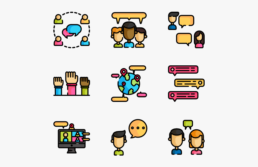 Discussion Clipart Discussion Forum, Discussion Discussion - Disease Icon Png, Transparent Clipart