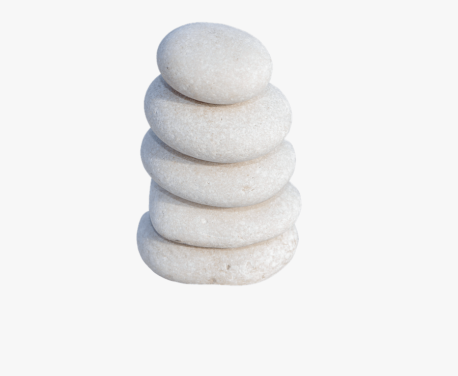 White Pebbles - White Stone Png, Transparent Clipart
