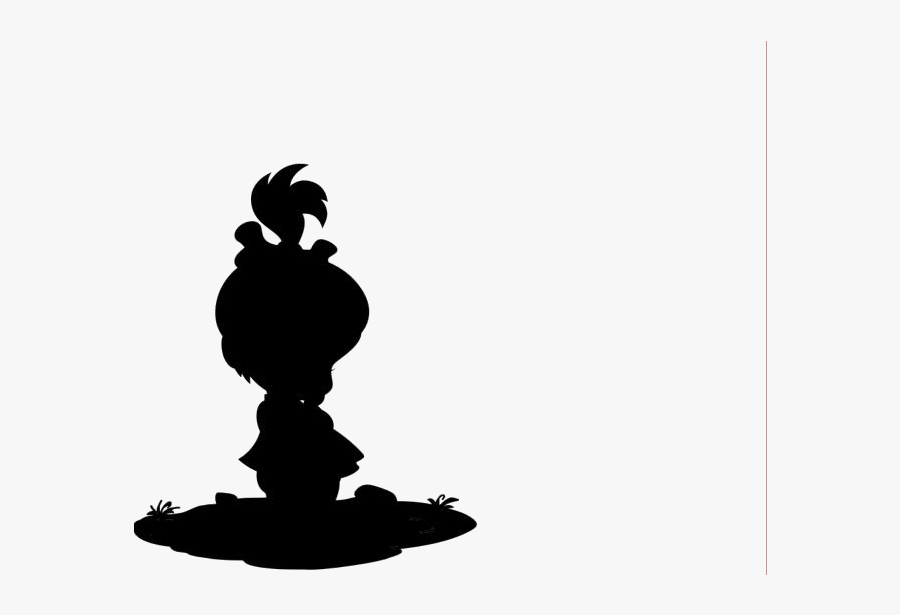 Pebbles Flintstone Png Drawing - Silhouette, Transparent Clipart