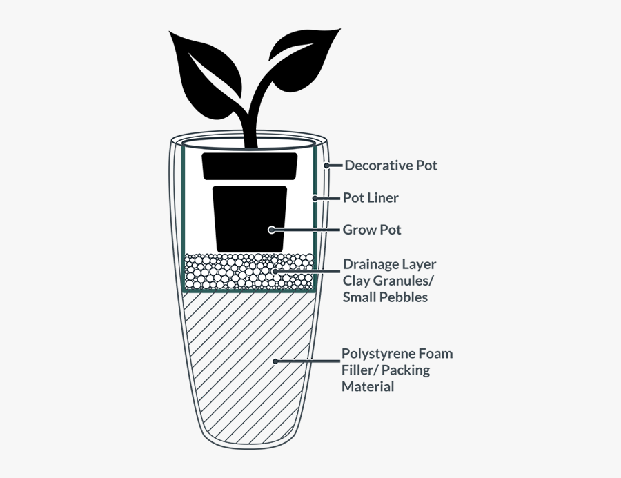 Planting Clipart Indoor Plant - Pot Plants, Transparent Clipart