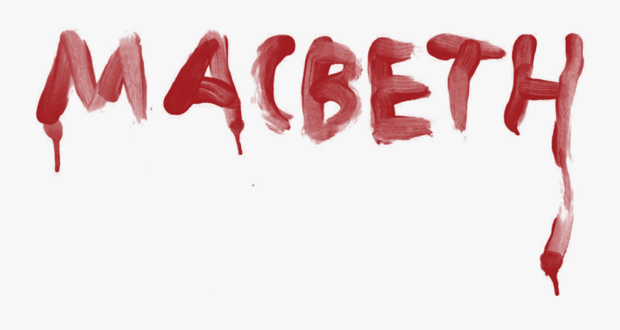 Macbeth - Macbeth Title Blood Writing, Transparent Clipart