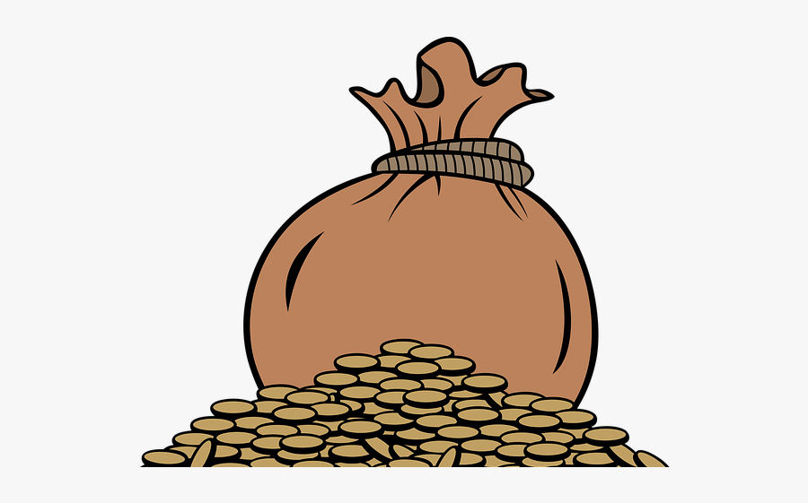 Coins Clipart Black And White, Transparent Clipart