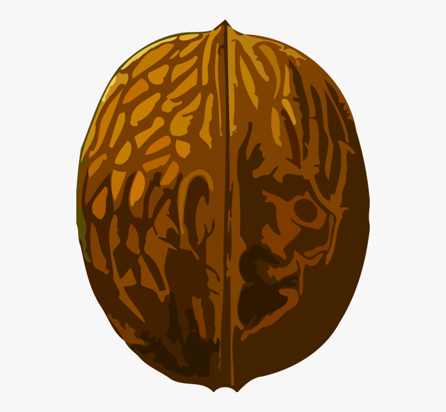 Leaf,gourd,calabaza - Walnut Clipart, Transparent Clipart