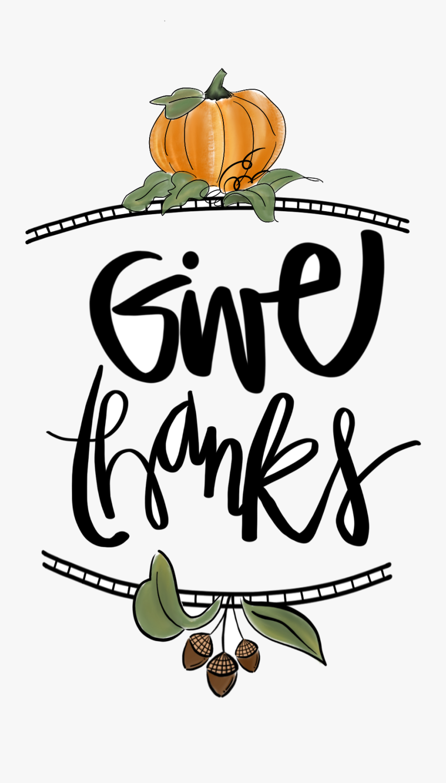 November Clipart To Printable Transparent Png - Transparent Give Thanks Clipart, Transparent Clipart