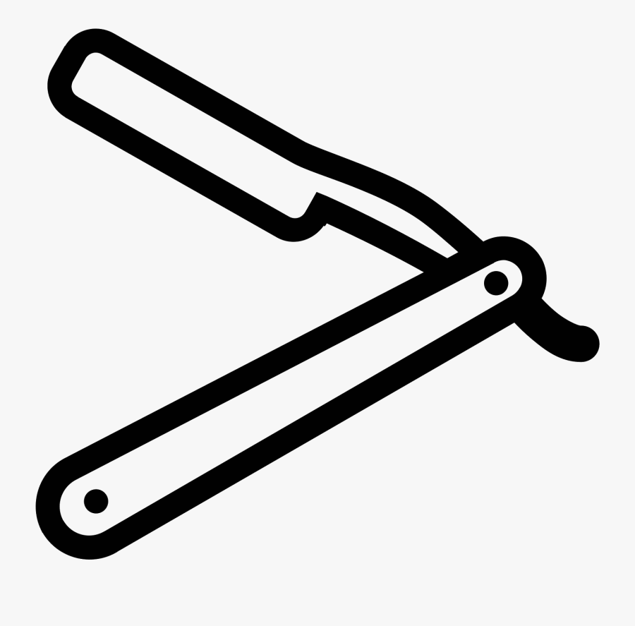 Straight Razor Icon - Опасная Бритва Пнг, Transparent Clipart