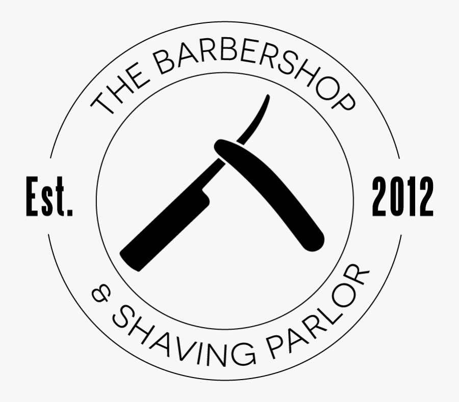 Hd Razor Drawing Barber Shop - Straight Razor Logo, Transparent Clipart