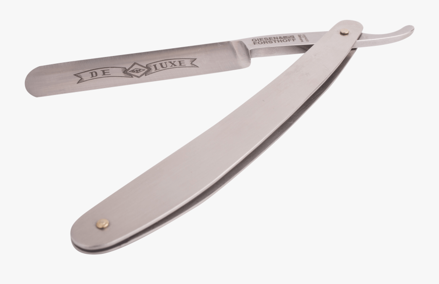 Giesen & Forsthoff De Luxe Straight Razor Rakkniv - Machete, Transparent Clipart