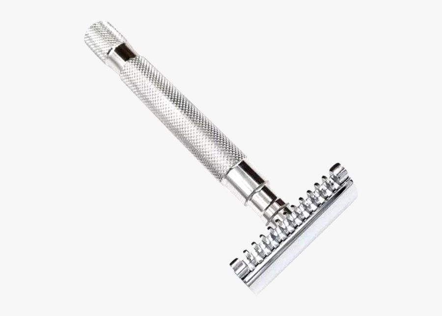 Parker 68s Stainless Steel Handle Safety Razor - Stainless Steel Safety Razor, Transparent Clipart