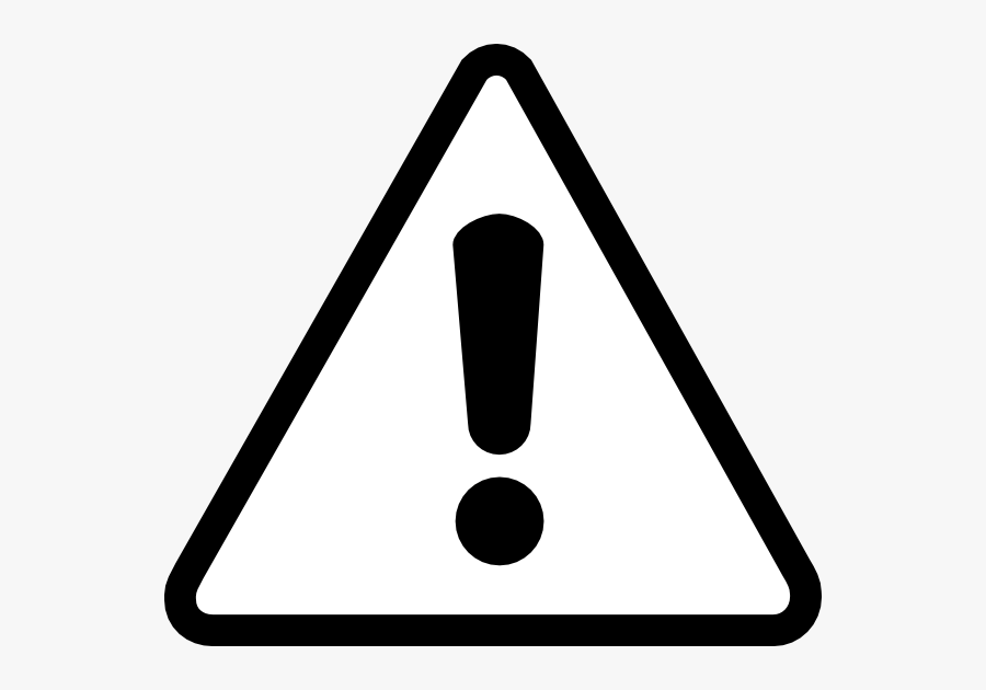 Taco Bell Cornhole Game - Yield Sign With Exclamation Point, Transparent Clipart