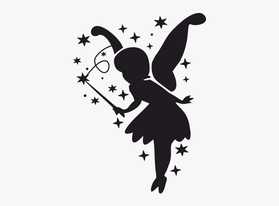 Fairy Godmother Wand Magician - Silhouette Fairy Godmother Svg , Free Tra.....