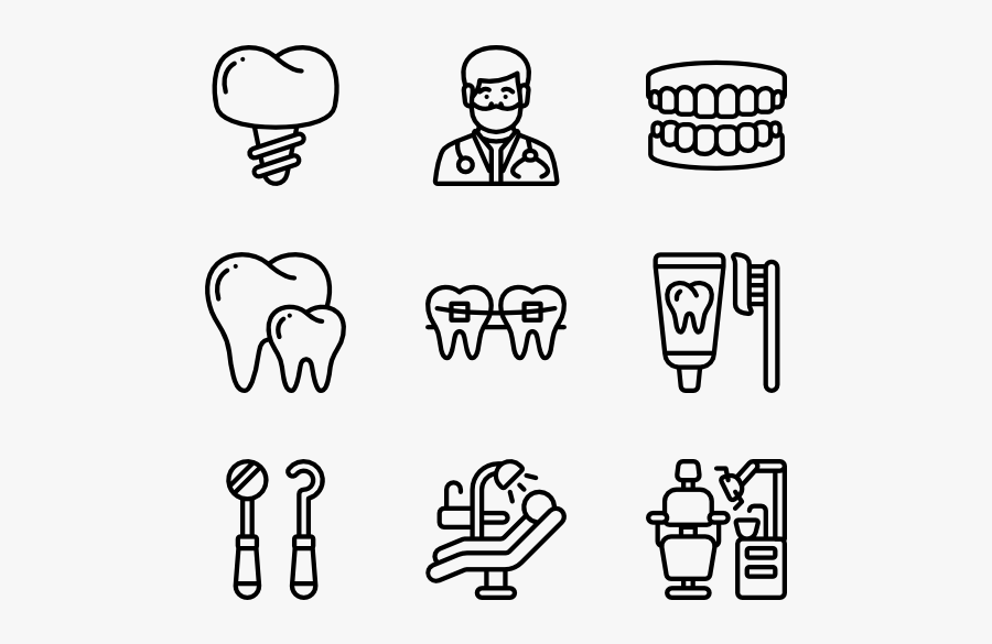 Dentistry - Icono Hobbies Png, Transparent Clipart
