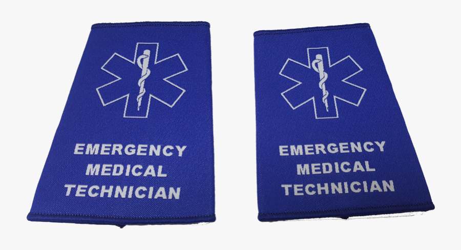 Epaulette Star Of Life Emt - Label, Transparent Clipart