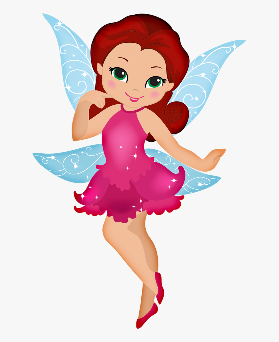 Transparent Pink Fairy Clipart - Desenho De Fadas Png, Transparent Clipart