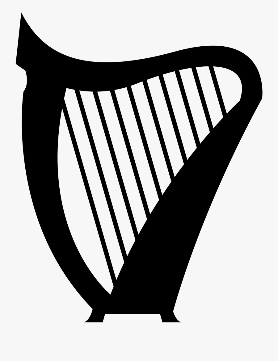 Big Image Png - Irish Harp Clip Art, Transparent Clipart