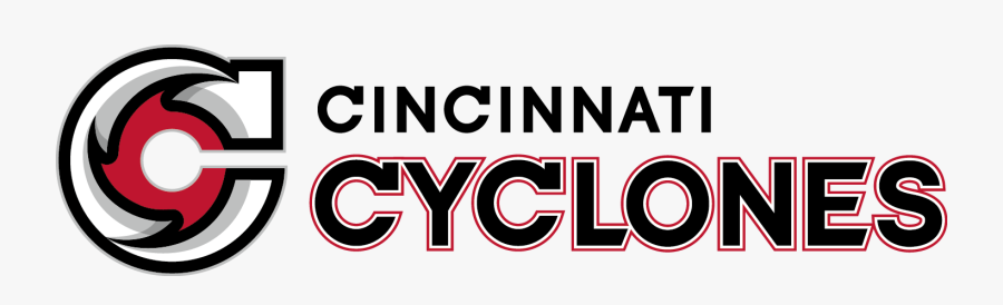Cincinnati Cyclones Horizontal Logo - Cincinnati Cyclones Logo, Transparent Clipart