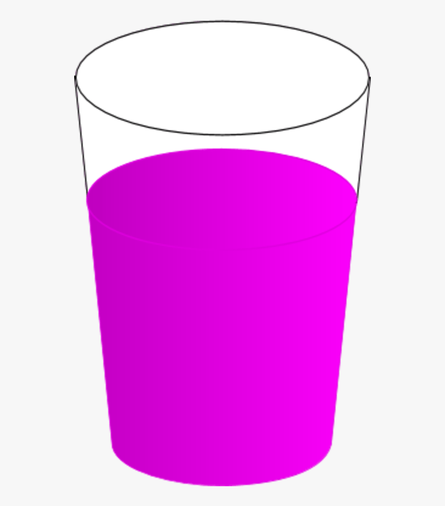 Drinking Glass Cup With Red Punch - Drinking Glass Clip Art, Transparent Clipart