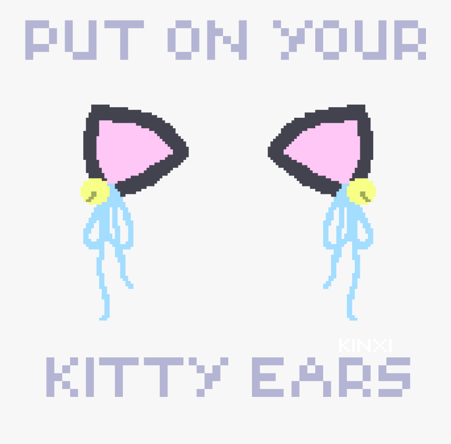 Transparent Kitty Ears Png - Illustration, Transparent Clipart