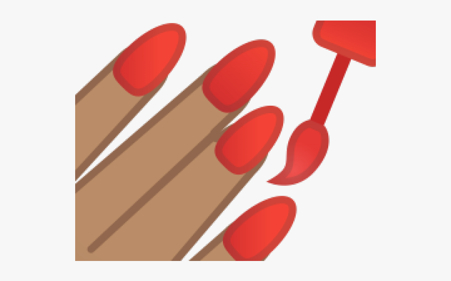 Nail Polishing Emoji Png, Transparent Clipart