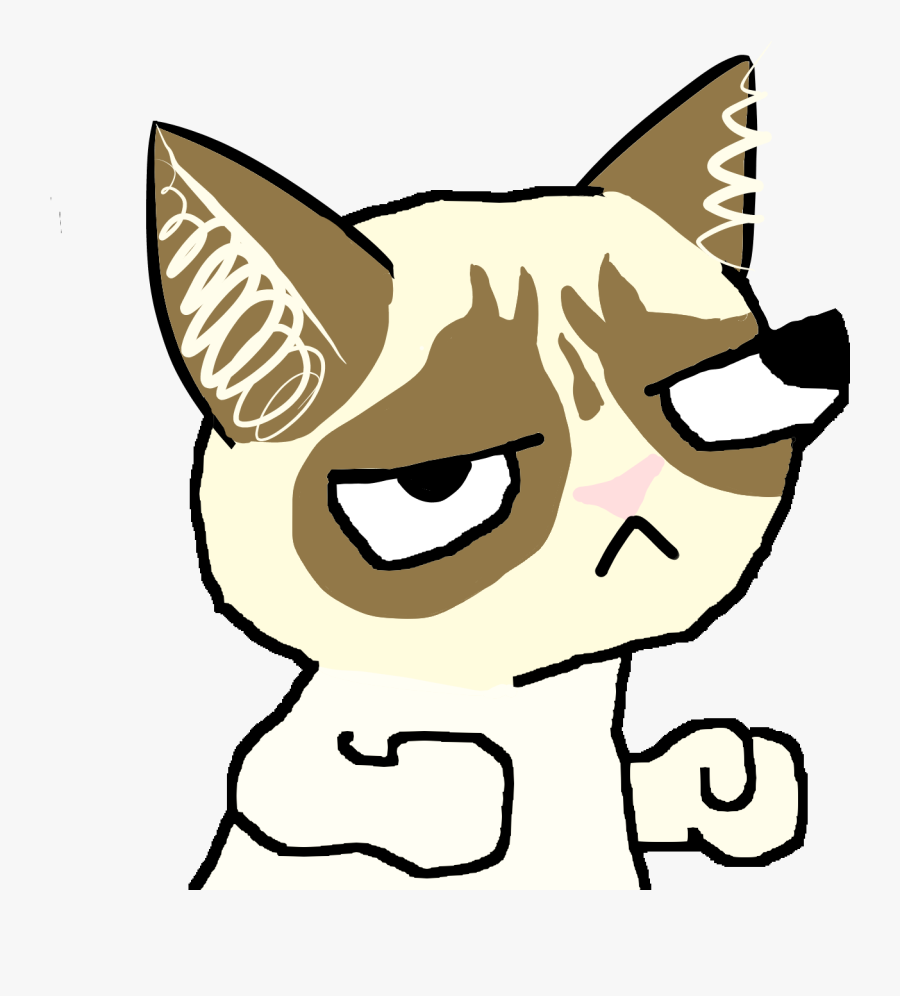 #grumpycat #grumpy #meme #fsjal #freetoedit #dissapointed - 2019 Drawing Memes, Transparent Clipart