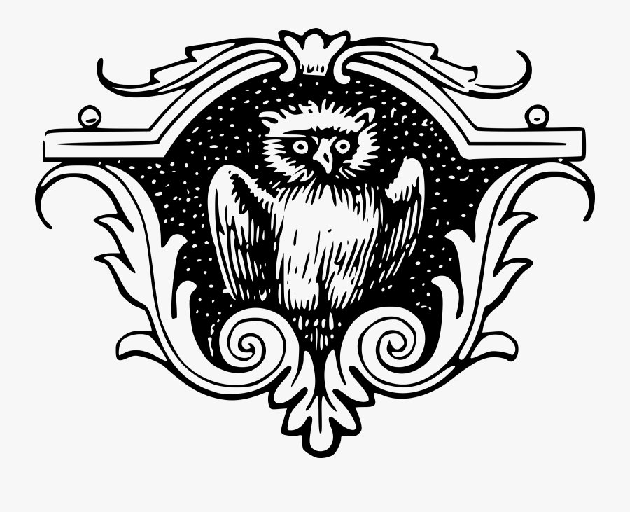 Grumpy Owl Clip Arts - Gothic Art Gothic Architecture Motifs, Transparent Clipart