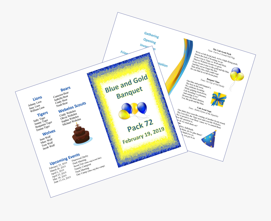 Blue And Gold Banquet Ideas - Blue And Gold Banquet 2019, Transparent Clipart