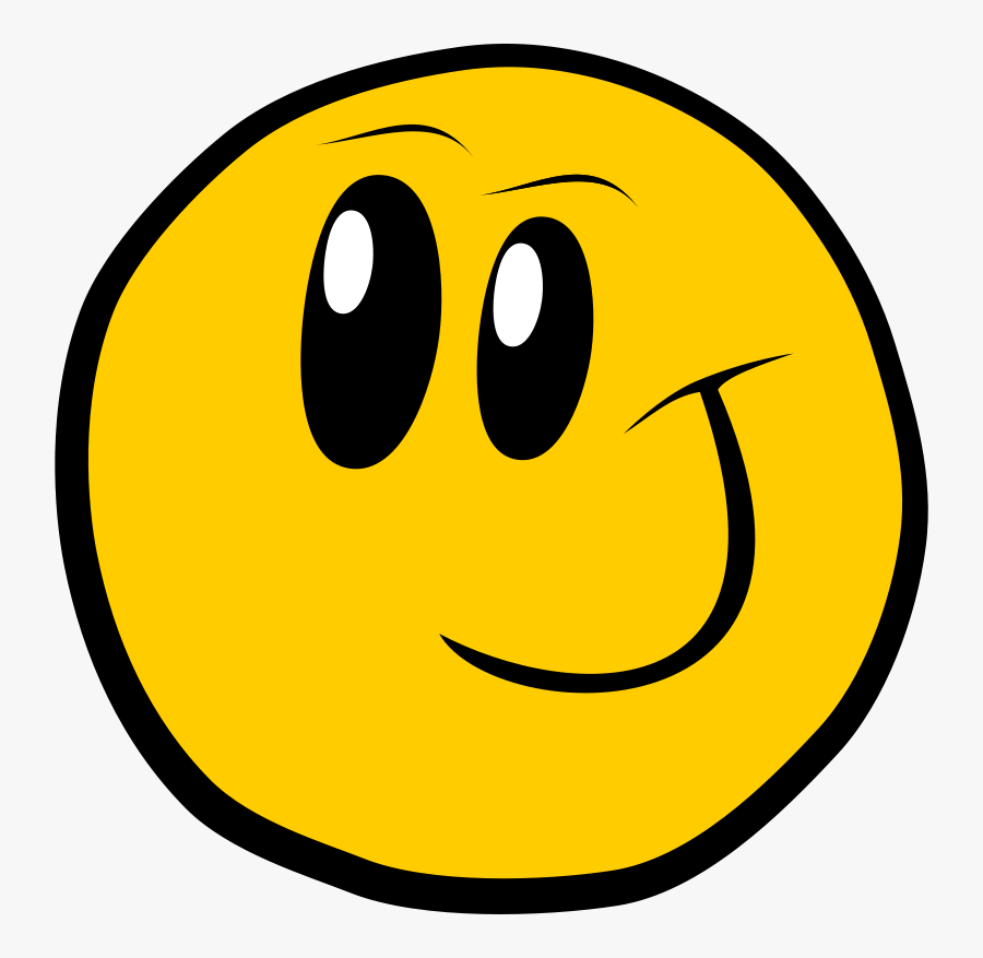 Clipart Of Delicious, Emotional And Smilies - Smiley, Transparent Clipart
