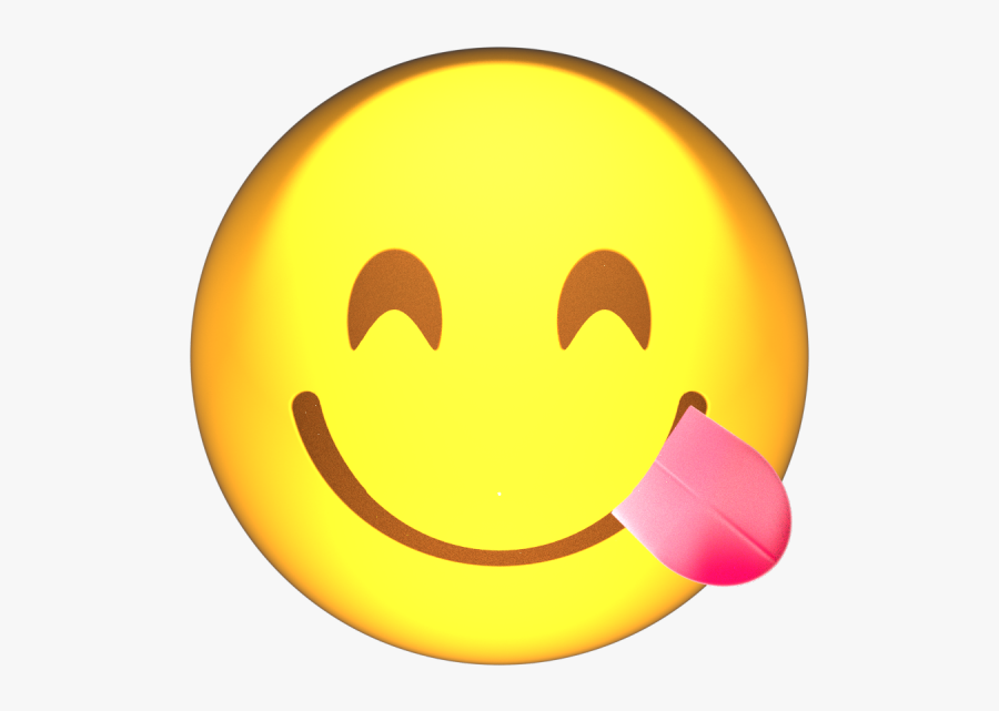 U F B Savouring Delicious Food Emoji - Smiley, Transparent Clipart