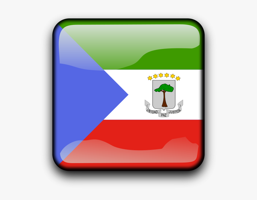 Gq - Equatorial Guinea Flag, Transparent Clipart