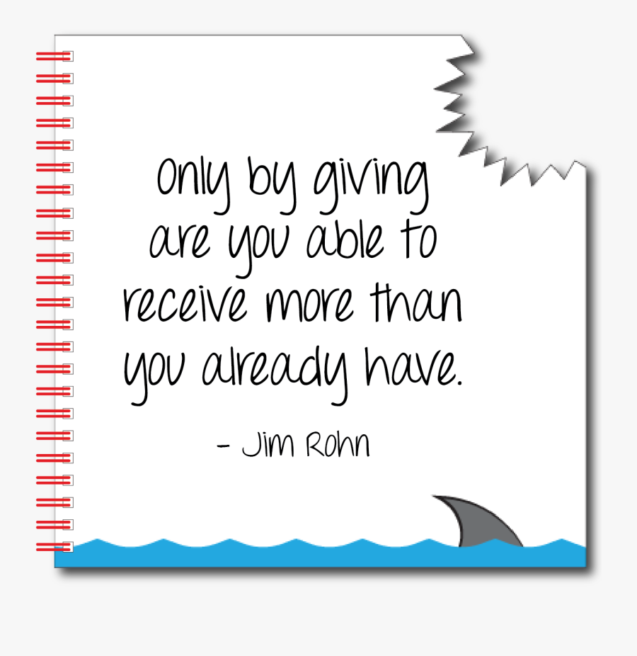 Day 12 Give The Gift Of A Personalized Shark Bite Notebook - Shark Bite On Paper, Transparent Clipart