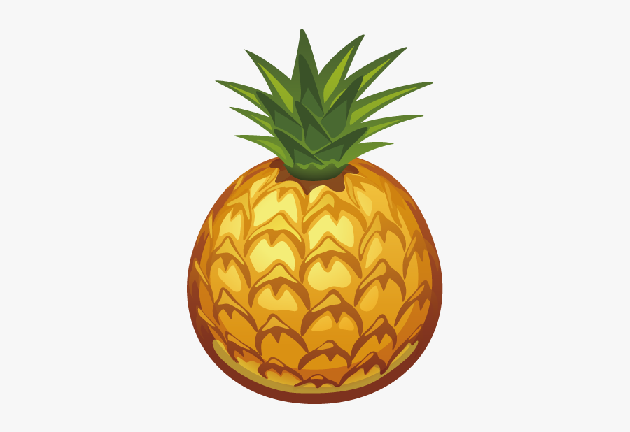 Clip Art Pineapple Sketch - Piña Png Dibujo, Transparent Clipart