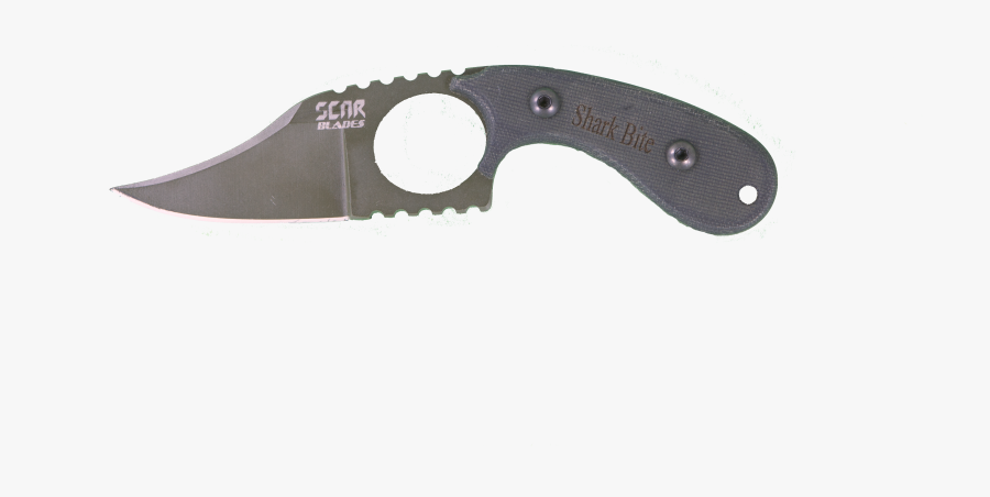 Knife,blade,cutting Tool,cold Weapon,hunting Knife,serrated - Sharkbite Knife, Transparent Clipart