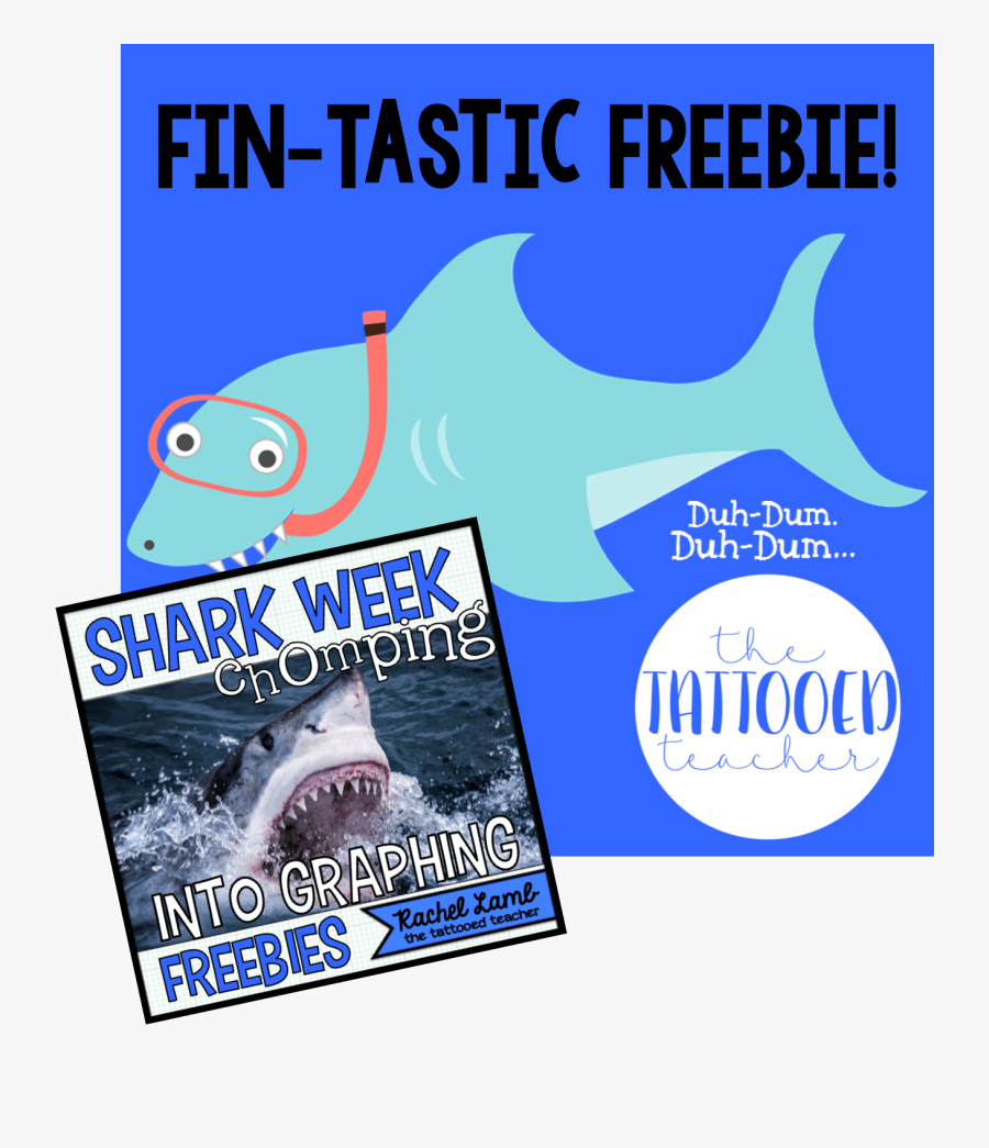Shark Week Freebie, Transparent Clipart