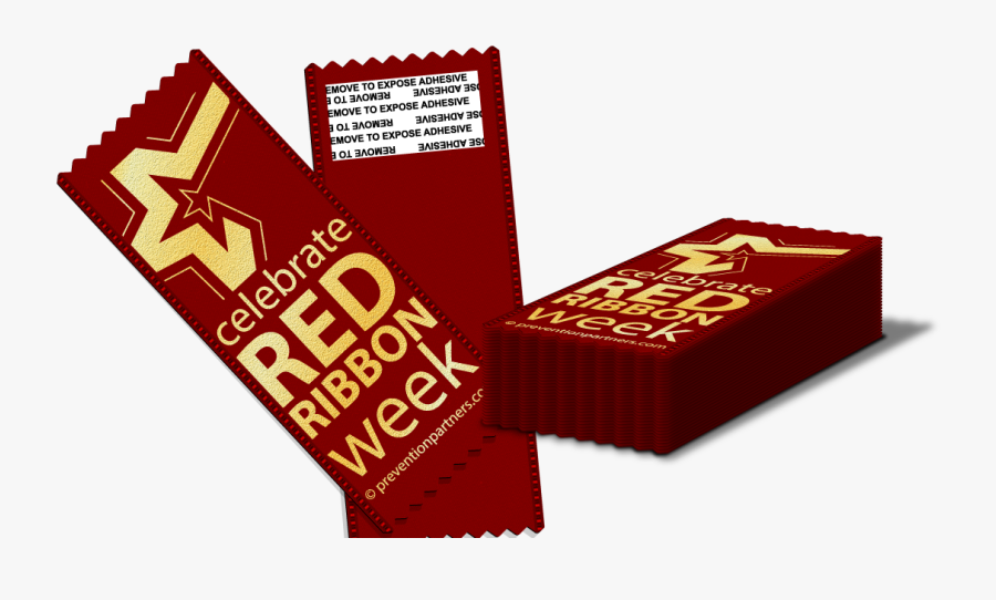 Celebrate Red Ribbon Week - Box, Transparent Clipart