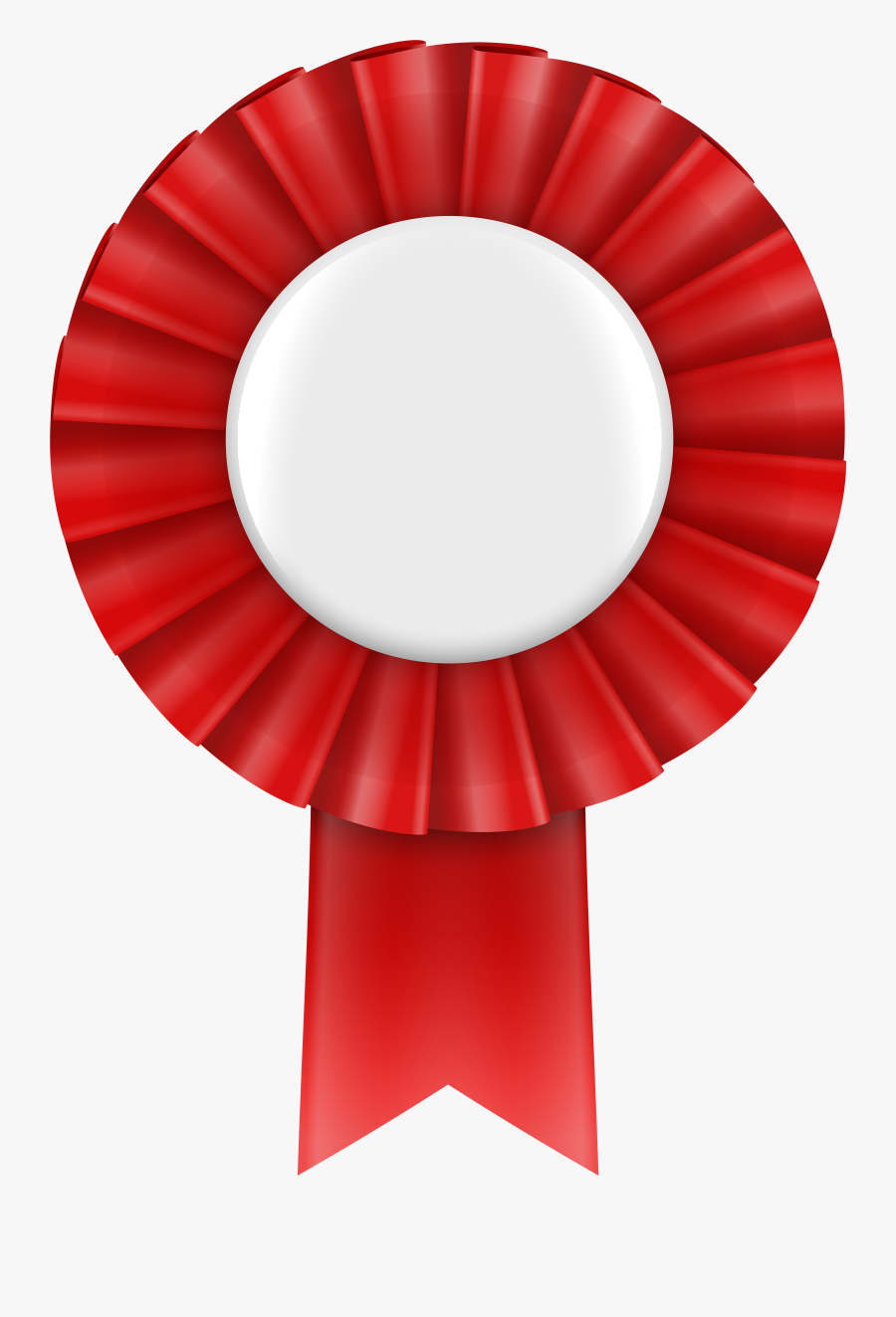 Red Ribbon Png Clip Art Image Gallery - Rosette Ribbon Png, Transparent Clipart