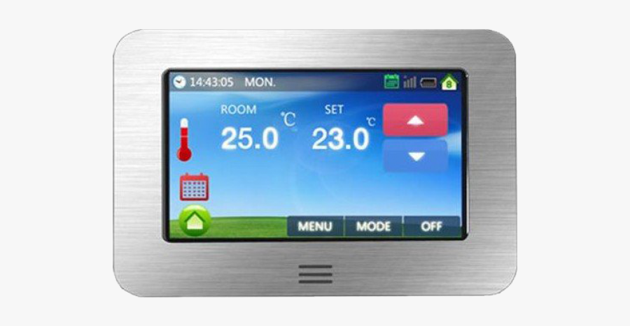 4 - - Raumthermostat Fußbodenheizung Digital Aufputz, Transparent Clipart