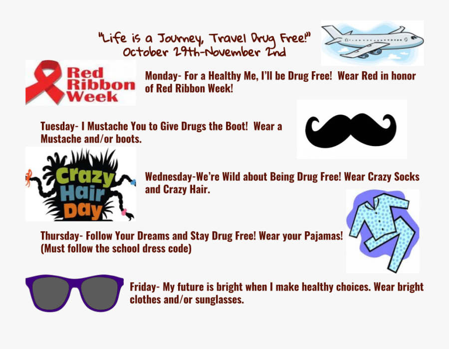 Wacky Hair Day Signs, Transparent Clipart