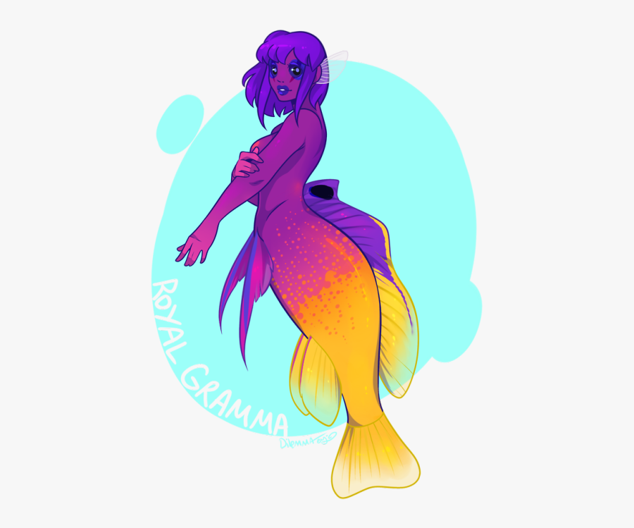 Days 09 And - Royal Gramma Cartoon, Transparent Clipart