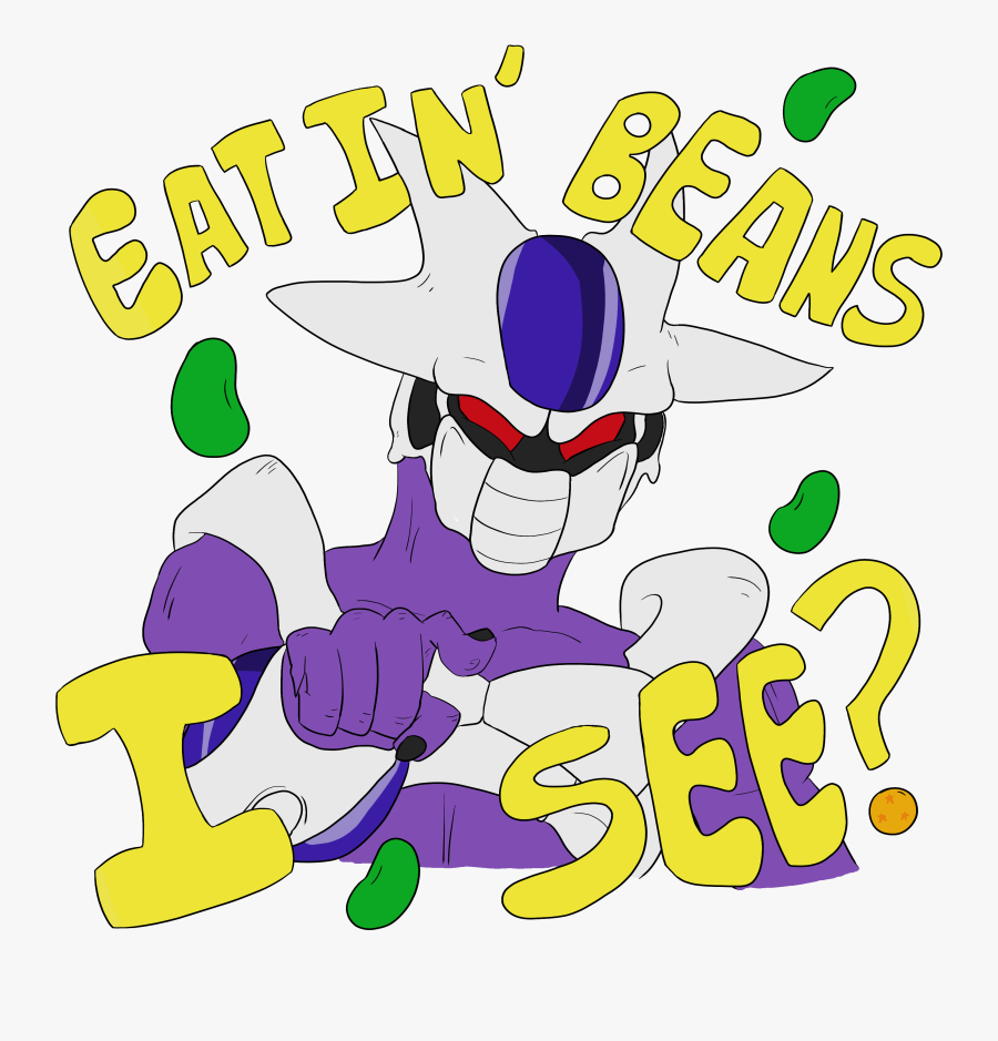 Transparent Dbz Cooler Png - Eating Beans I See Cooler, Transparent Clipart