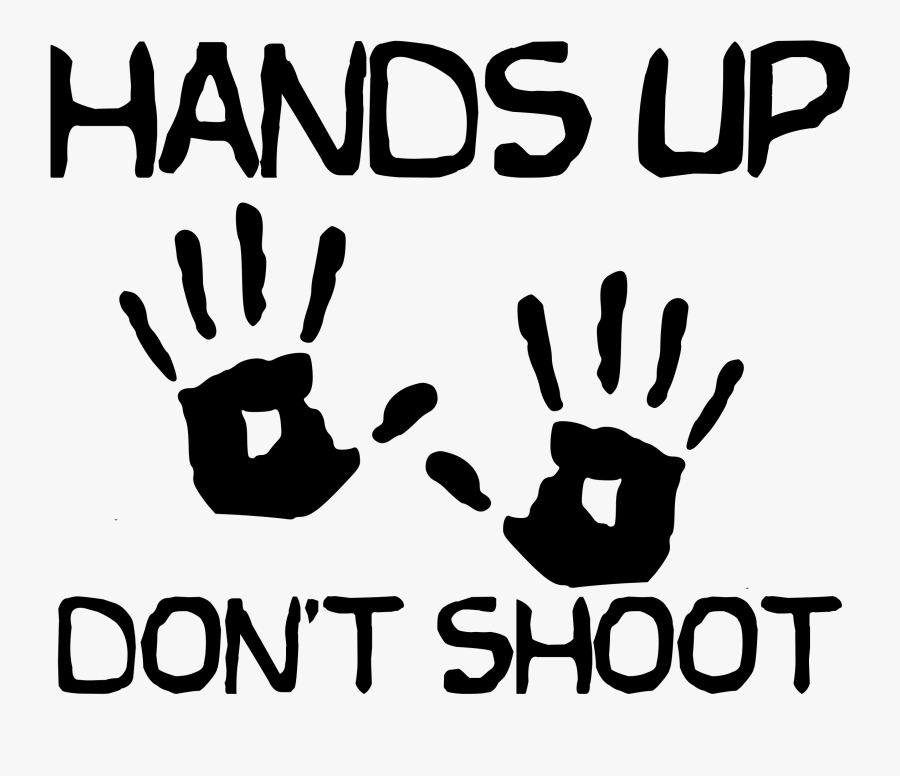 Black Lives Matter Hands Up, Transparent Clipart