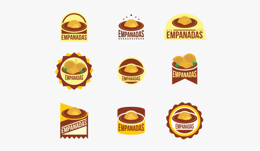 Empanadas Vector Emblems - Logos De Empanadas Gratis, Transparent Clipart
