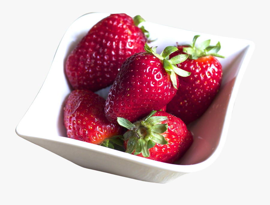 Bowl Of Strawberries Transparent, Transparent Clipart