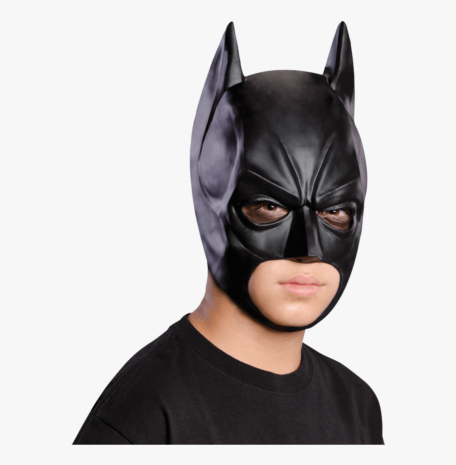 Batman Joker Bane Black Mask - Dark Knight Batman Mask, Transparent Clipart