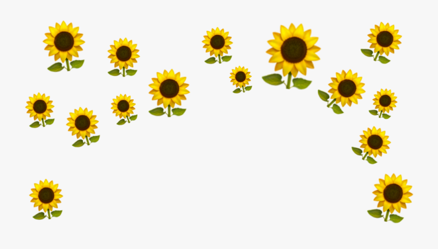 Sunflower Emoji Png -sunflower Crown Png Emoji, Transparent - Flower Emoji Crown Png, Transparent Clipart